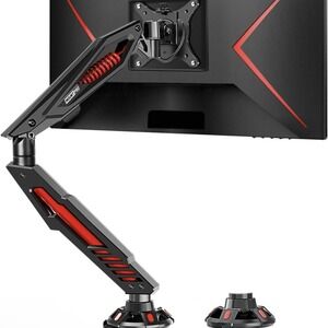 MOUNT PRO Single Monitor Wall Mount Fits 13 - 32 Inch Computer Screen Black Red‎